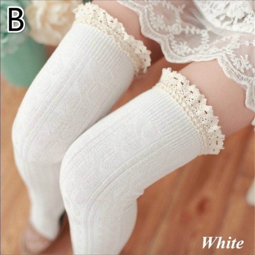 Above knee boot socks